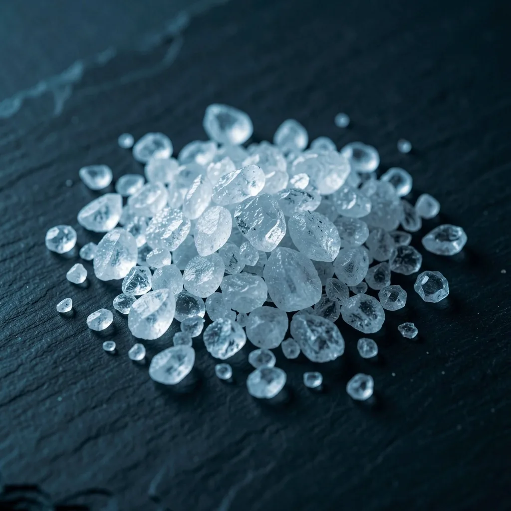Magnesium flakes macro