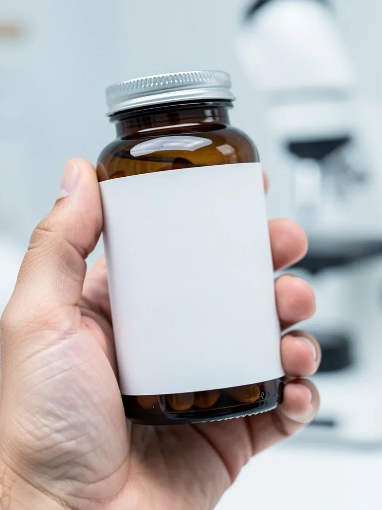 Examining a supplement label